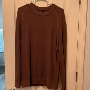 lululemon athletica Men's Rust Crewneck Sweater